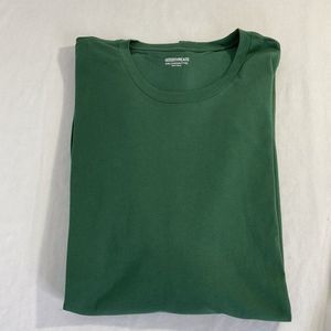 New Goodthreads TShirt Short Sleeve Crew Neck Deep Green Men's XXL Tall
